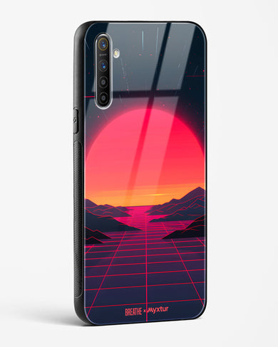 Synthwave Sunset [BREATHE] Glass Case Phone Cover (Oppo)