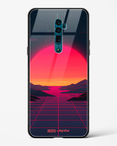 Synthwave Sunset [BREATHE] Glass Case Phone Cover (Oppo)