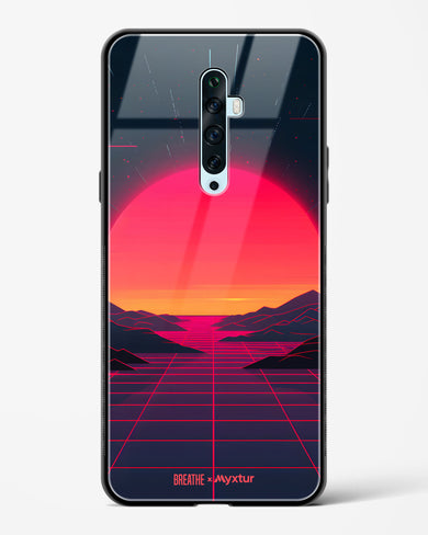 Synthwave Sunset [BREATHE] Glass Case Phone Cover (Oppo)