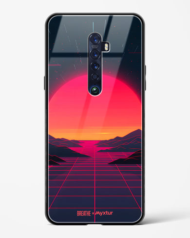 Synthwave Sunset [BREATHE] Glass Case Phone Cover (Oppo)