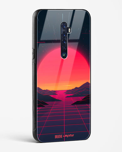 Synthwave Sunset [BREATHE] Glass Case Phone Cover (Oppo)