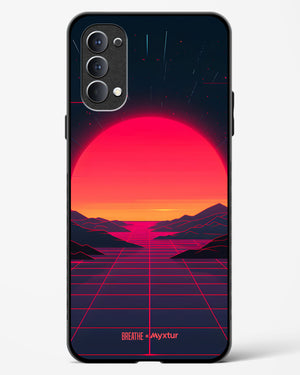 Synthwave Sunset [BREATHE] Glass Case Phone Cover (Oppo)