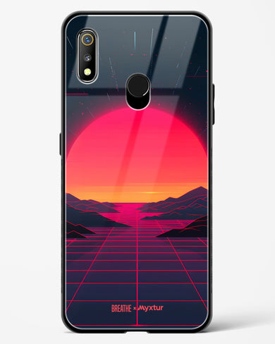 Synthwave Sunset [BREATHE] Glass Case Phone Cover (Realme)