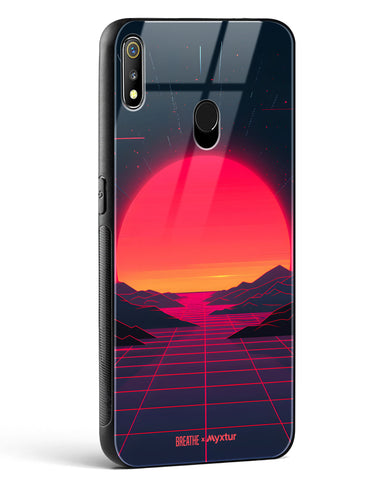 Synthwave Sunset [BREATHE] Glass Case Phone Cover (Realme)