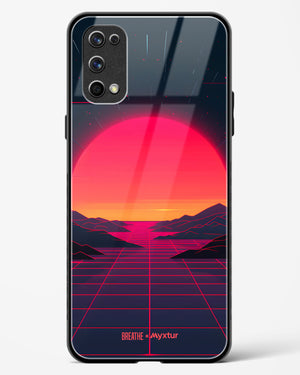 Synthwave Sunset [BREATHE] Glass Case Phone Cover (Realme)