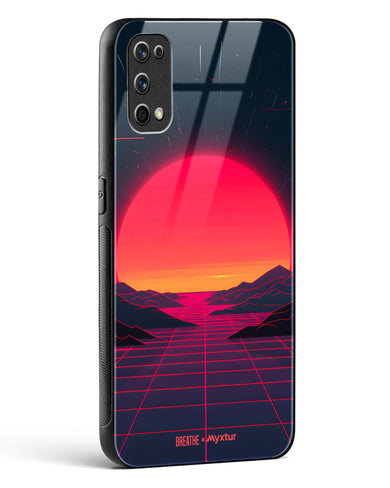 Synthwave Sunset [BREATHE] Glass Case Phone Cover (Realme)