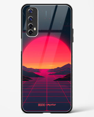 Synthwave Sunset [BREATHE] Glass Case Phone Cover (Realme)