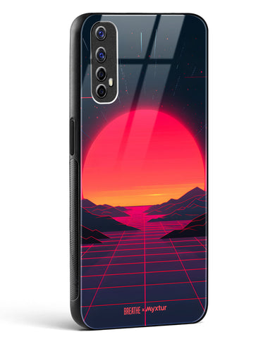 Synthwave Sunset [BREATHE] Glass Case Phone Cover (Realme)