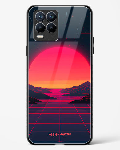 Synthwave Sunset [BREATHE] Glass Case Phone Cover (Realme)