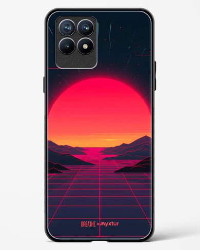 Synthwave Sunset [BREATHE] Glass Case Phone Cover (Realme)