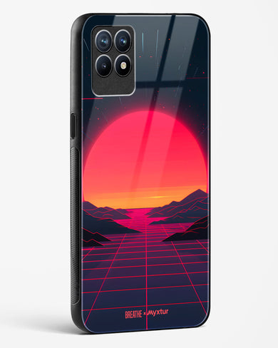 Synthwave Sunset [BREATHE] Glass Case Phone Cover (Realme)