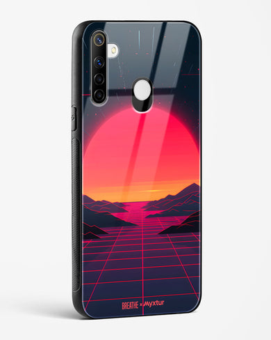 Synthwave Sunset [BREATHE] Glass Case Phone Cover (Realme)