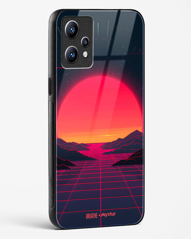 Synthwave Sunset [BREATHE] Glass Case Phone Cover (Realme)