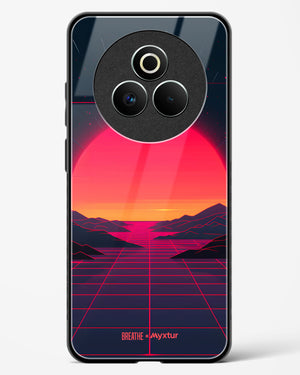 Synthwave Sunset [BREATHE] Glass Case Phone Cover (Realme)