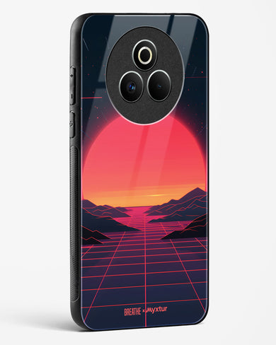 Synthwave Sunset [BREATHE] Glass Case Phone Cover (Realme)