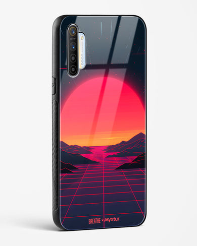 Synthwave Sunset [BREATHE] Glass Case Phone Cover (Realme)