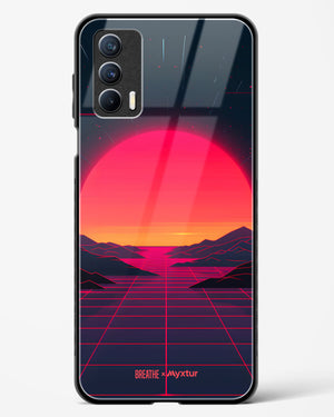 Synthwave Sunset [BREATHE] Glass Case Phone Cover (Realme)