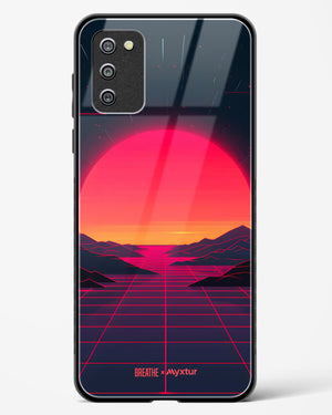 Synthwave Sunset [BREATHE] Glass Case Phone Cover (Samsung)