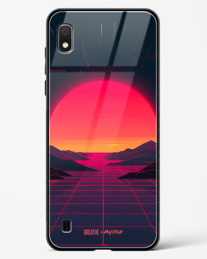 Synthwave Sunset [BREATHE] Glass Case Phone Cover (Samsung)