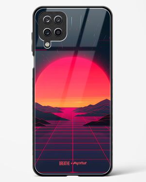 Synthwave Sunset [BREATHE] Glass Case Phone Cover (Samsung)