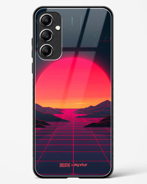 Synthwave Sunset [BREATHE] Glass Case Phone Cover (Samsung)