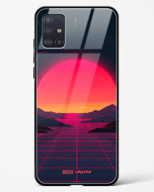 Synthwave Sunset [BREATHE] Glass Case Phone Cover (Samsung)