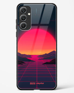 Synthwave Sunset [BREATHE] Glass Case Phone Cover (Samsung)