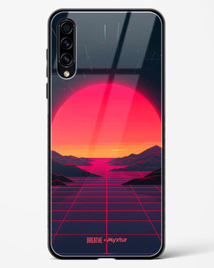 Synthwave Sunset [BREATHE] Glass Case Phone Cover (Samsung)