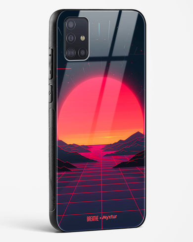 Synthwave Sunset [BREATHE] Glass Case Phone Cover (Samsung)