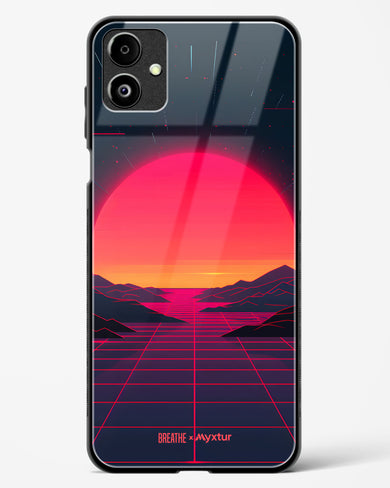 Synthwave Sunset [BREATHE] Glass Case Phone Cover (Samsung)