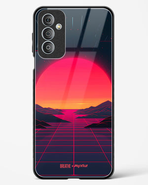 Synthwave Sunset [BREATHE] Glass Case Phone Cover (Samsung)