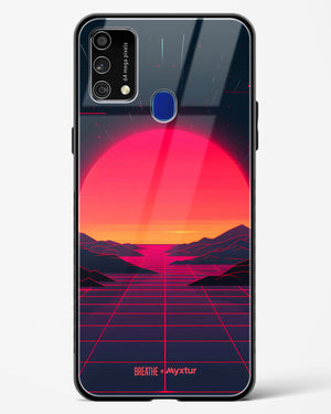 Synthwave Sunset [BREATHE] Glass Case Phone Cover (Samsung)