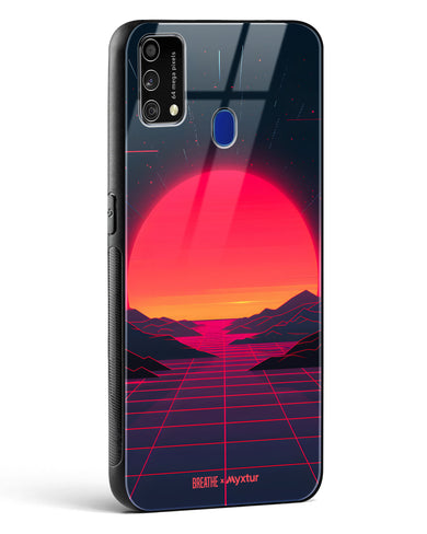 Synthwave Sunset [BREATHE] Glass Case Phone Cover (Samsung)