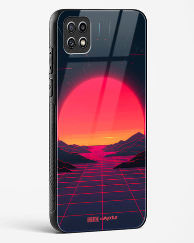 Synthwave Sunset [BREATHE] Glass Case Phone Cover (Samsung)