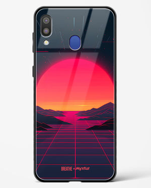 Synthwave Sunset [BREATHE] Glass Case Phone Cover (Samsung)