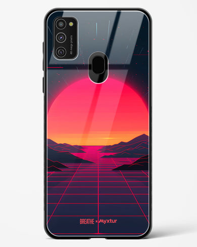 Synthwave Sunset [BREATHE] Glass Case Phone Cover (Samsung)