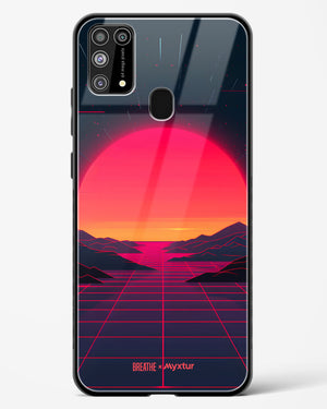 Synthwave Sunset [BREATHE] Glass Case Phone Cover (Samsung)