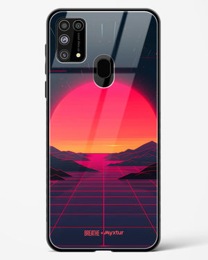 Synthwave Sunset [BREATHE] Glass Case Phone Cover (Samsung)