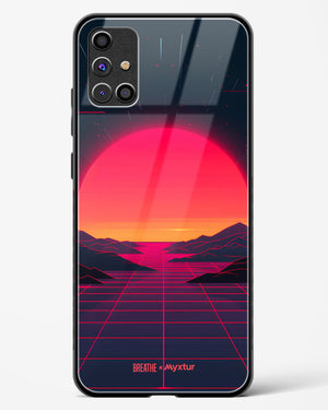 Synthwave Sunset [BREATHE] Glass Case Phone Cover (Samsung)