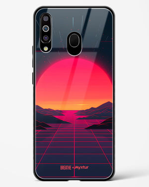 Synthwave Sunset [BREATHE] Glass Case Phone Cover (Samsung)