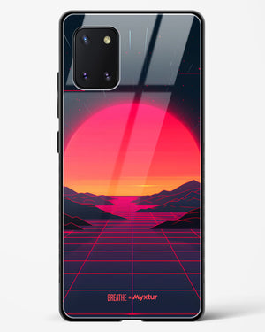 Synthwave Sunset [BREATHE] Glass Case Phone Cover (Samsung)