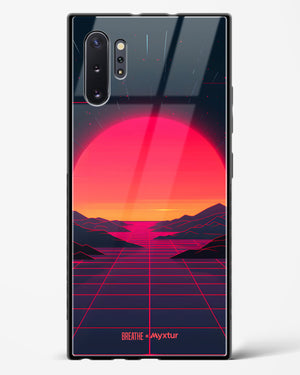 Synthwave Sunset [BREATHE] Glass Case Phone Cover (Samsung)