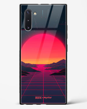 Synthwave Sunset [BREATHE] Glass Case Phone Cover (Samsung)