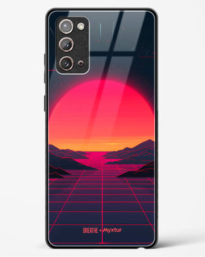 Synthwave Sunset [BREATHE] Glass Case Phone Cover (Samsung)