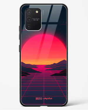 Synthwave Sunset [BREATHE] Glass Case Phone Cover (Samsung)