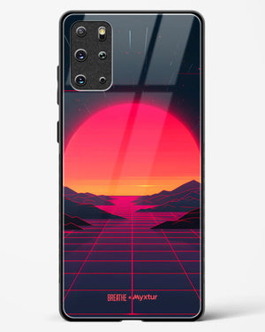 Synthwave Sunset [BREATHE] Glass Case Phone Cover (Samsung)