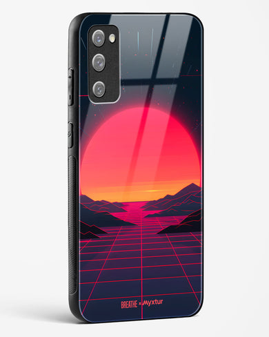 Synthwave Sunset [BREATHE] Glass Case Phone Cover (Samsung)