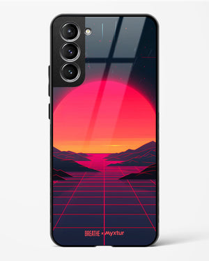 Synthwave Sunset [BREATHE] Glass Case Phone Cover (Samsung)