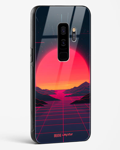 Synthwave Sunset [BREATHE] Glass Case Phone Cover (Samsung)