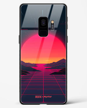 Synthwave Sunset [BREATHE] Glass Case Phone Cover (Samsung)
